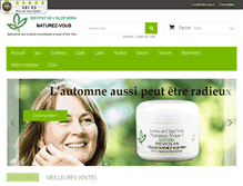 Tablet Screenshot of naturez-vous.eu